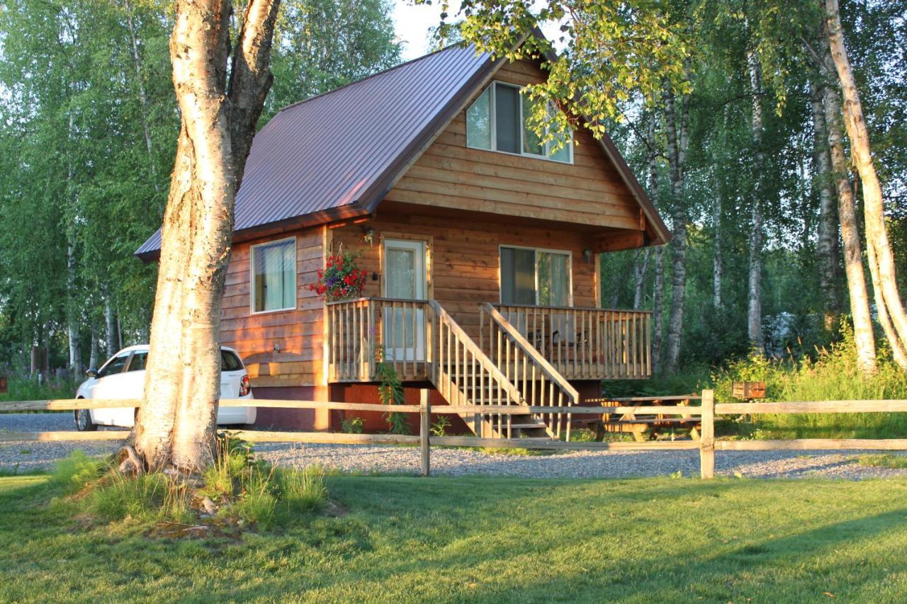 Susitna River Lodging, Riverside Cabins Талкитна Экстерьер фото