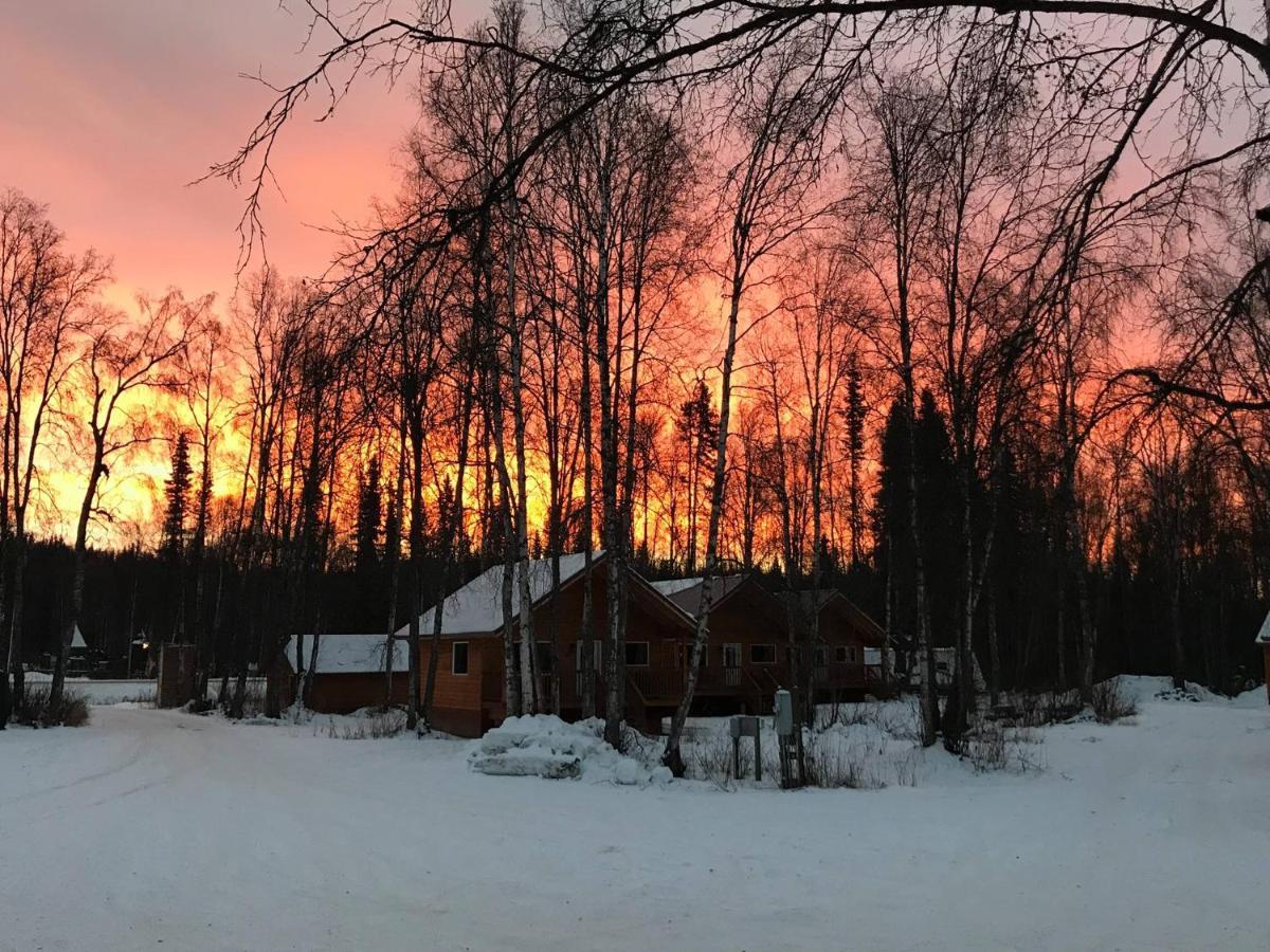 Susitna River Lodging, Riverside Cabins Талкитна Экстерьер фото